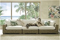 FIG.2 VIER-SITZER SOFA MIT 3 KISSEN 240 CM 